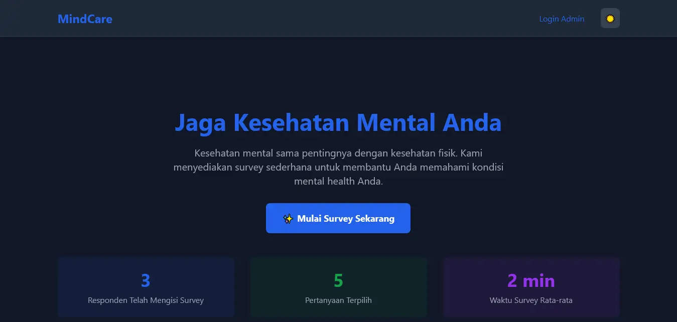 mental health survey app